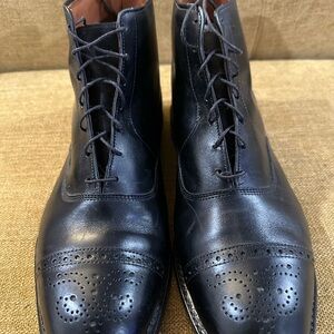 Allen Edmonds Black Leather Derby Shoes
